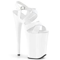 fashion 2024 Summer Ladies Fashion Luxury Slim High Heels Sandals New Cross Belt Black White Grey Women's Platform Sandals Female Shoes 33 balta