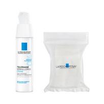 La Roche‑Posay Toleriane Dermallergo kremas 40 ml + 30 vnt. medvilninių diskelių — 1 rinkinys