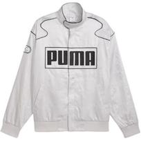Puma Archive Laisvas Sezoninis Madingas Universalus Laisvalaikio Lenktynininko Striukė Unisex Striukė Ledo Pilka 629914-61 XXS