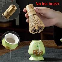 Japoniškas keramikinis matcha plakiklio laikiklis Animacinis arbatos indas Matcha plakiklio konteineris Rankų darbo plakiklio laikiklis Matcha ceremonija