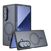 Magnetinis dėklas Samsung Galaxy Z Fold 7 5G, magnetinis apsauginis galinis dangtelis Galaxy Z Fold7 zfold7, smūgiams atsparus buferis Coque