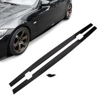WR Poslenksčiai / Slenksčių apdailos, komplektas skirtas BMW E90 / E91 (05-11), juodi blizgūs