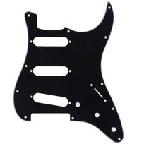 Electric Guitar Pickguard 11 Hole Mirror Surface for FD Musical Instrument AccessoriesBlack