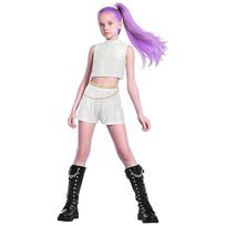 Anime Movie Kids Kpop Demon Hunter Cosplay Rumi Zoey Mira Cosplay Suit Clothes KPop Rumi Zoey Cosplay Costume 3D Print Costume 100cm