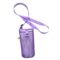 Outdoor Adventure Water Bottle Holder with Shoulder Strap violetinė
