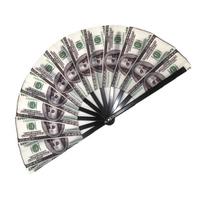 Kung Fu Fan Large Size Fan Music Festival Dance Event Souvenirs Simulation USD Large Fold Fan Portable and Simple and Practical