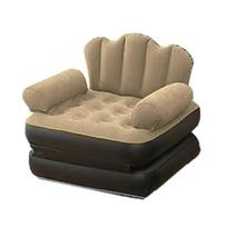Multiple Position Adjustable Air Sofa Bed Waterproof PVC Fabric Foldable Furniture For Apartment Dorm Outdoor Relaxation 1