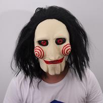 Dėlionės Billy Kaukė Baisaus Lėlinio Klouno Kaukė Helovino Kostiumui Cosplay