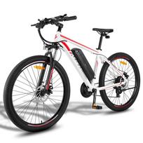 Elektrinis dviratis Fafrees F28 MT 27,5  Variklis 250W Miesto suaugusiųjų elektrinis dviratis 48V 14,5AH LCD ekranas Didžiausias greitis 25 km/h 21 greitis oranžinė/juoda