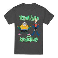 Kempiniukas Jūros Žmogus Ir Moliuskas Berniukas 100% Medvilnės Marškinėliai Vyriški Marškinėliai Viršus S-2XL-Anglies S black