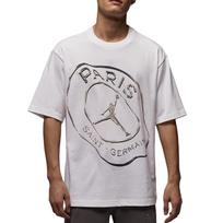 Jordan Paris Saint Germain Medvilninis Megztas Trumpomis Rankovėmis T-shirt Vyriški Viršutiniai Drabužiai IF3808-100 2XL