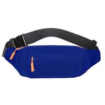 Jogging Fanny Pack Mini Crossbody Bag Sports Waist Bag 3 Pockets Travel Wallet Chest Bag for Men Women Running Travelling Hiking Biking karališkos mėlynos spalvos