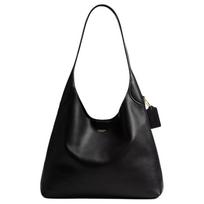 Coach Brooklyn 34 Auksinės raidės reljefinė rankinė po pažastimi Oda su grūdeliu Pečių krepšys Dideli moteriški krepšiai Juoda CCU00-B4BK Basic Set (Bag+Dust Bag)