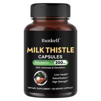 High-concentration milk thistle (silymarin 200 mg) extract, 120 capsules 120 Capsules