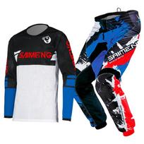 Vaikiški motokroso marškinėliai, kelnės, žali, juodi, 3, 4, 5, 6, 7, 8, 9, 10 metų, visureigių kostiumas, mėlynas, oranžinis, enduro, krosas, berniukas ir mergaitė. XL-26 black