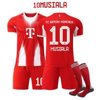 Paaugliams Vaikams Suaugusiems Individualus Vardas Futbolo Apranga 25/26 Bayern Namų #10 Leroy MUSIALA Sporto Treniruočių Džersio Rinkinys su Kojinėmis 16#