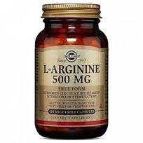 Solgar – L-argininas 500 mg augalinės kapsulės, 100 vnt