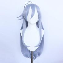 Anime EVA Ayanami Rei perukai ilgi šviesiai mėlyni karščiui atsparūs plaukai Cosplay perukai kostiumai plaukams perukai Priedai One Size dangaus mėlyna spalva