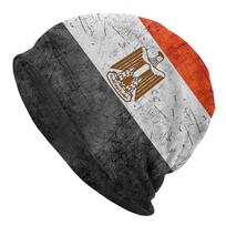 Skrybėlės su skrybėlėmis Egipto vėliava Unisex lauko kepuraitės Egipto Anubis Skullies slidinėjimo kepurė Medvilninis galvos apdangalas One Size