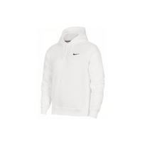 Nike Club Swoosh Solid Logo Print Hoodie Men Hoodie White 916271-100 L