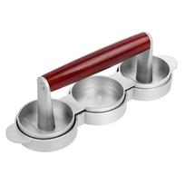 Hamburger Maker Triple Burger Press Round Shape Non-Stick Chef Cutlets Hamburger Meat Beef Grill Burger Press Patty Maker Mold
