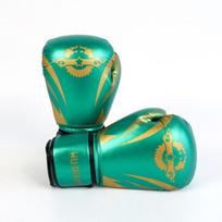 Bokso pirštinės vaikams suaugusiems Muay Thai Boxe Sanda įranga kvėpuojančios laisvo kovos meno kovos menų kikbokso treniruočių pirštinės child žalia