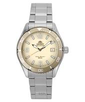 Orient Mako III Nerūdijančio plieno dramblio kaulo spalvos ciferblatas Solar Diver's RA-WJ0003S 200M vyriškas laikrodis dramblio kaulas