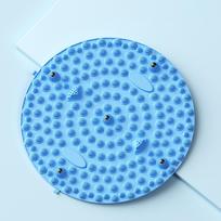 Foot Massage Pad Finger Pressure Board Foot Step Through The Meridian Jogging Massage Pad Muscle Relax Exercise Mat Fitness Peda mėlyna