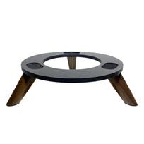 For Harman Kardon Solid Wood Base Thickened Nonslip Solid Wood Desktop Shock-absorbing Audio Stand For Harman Kardon Audio Stand