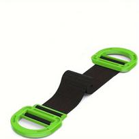 1pc Heavy duty furniture lifting strap - green plastic handle and black fabric with raised edges to ensure movement and lifting, juoda