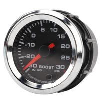 Digital Boost Gauge 52mm 0 to 30 PSI 7 Color Pointer High Accuracy Easy Installation Boost Pressure Gauge for Vehicle