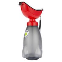 Urinals Incontinence Bottles 600ml Male Female Urinal Bottle Toilet Anti Drop Ergonomic Design Urgent Unisex Travel Supplies raudona