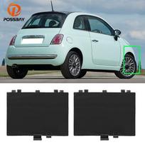 Automobilio priekinės kairės/dešinės arkos ratų arkos įdėklo dangtelio plokštės juodi dangteliai, skirti Fiat 500 2007- išorinės atsarginės dalys 1PC