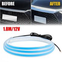 Car LED DRL Hood Light Engine Strip Cover Daytime Running Light Mode