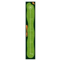 Golf Putting Mat Foldable Putting Green Indoor And Outdoor Putting Practice Mat with Anti-Slip Backing for Home Office Room Backyard Use 200cm F