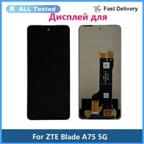 LCD Screen and Digitizer Full Assembly For ZTE Blade A75 5G