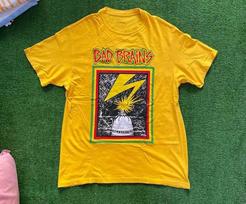 VTG Bad Brains Band Short Sleeve S-5XL T Shirt All Size Cotton Yellow BL589 Unisex T-Shirt S