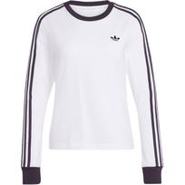 Adidas Originals 3 Stripes Firebird Adicolor serijos megzta apvalios apykaklės slim fit ilgomis rankovėmis marškinėliai moterims viršutiniai drabužiai KD3688 S
