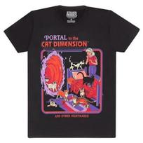 Steven Rhodes Unisex Suaugusiųjų T-shirt „Portalas į Katės Matmenį“ S juoda