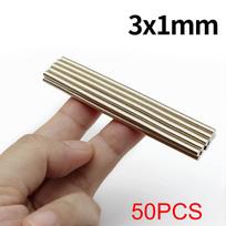 3x1mm Super stiprus neodimio magnetas N35 NdFeB nuolatinis magnetinis imanes apvalus galingi magnetai šaldytuvo magnetas