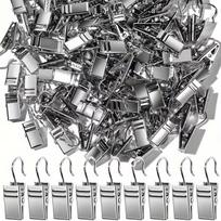 10-500pcs Stainless Steel Curtain Clips Window Curtain Hook Clips Drapery Hooks Replacement Hanging Display Photos Drapes Clamp 10pcs sidabras