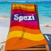 Madingas P-Paulaner S-Spezi-S Logotipo Rankšluostis Sportinis Greitai Džiūstantis Kelioninis Stovyklavimo Įrankis Smėlio Neveikiantis Minkštas Lengvas Didelis Paplūdimio Rankšluostis W30*H60(CM) red