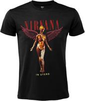 NIRVANA In Utero T-Shirt Black Adult Official GENUINE 4XL black