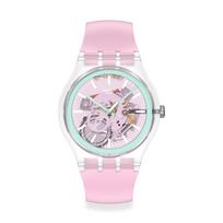 NAUJAS GENT BIOSOURCED PERFECTLY PINK PAY Watch Unisex Suaugusiems Rožinis [Swatch] SO29K121-6000 rožinė