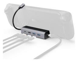 Jsaux Hb0602 Hub USB-C į Steam Deck HDMI 4K USB-A RJ45 Ethernet 100Mbps