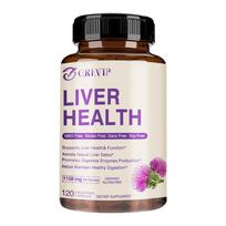 Liver supplement with milk thistle, turmeric, ginger, dandelion, zinc, vitamins and more for optimal liver support 120