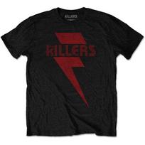 The Killers Brandon Flowers Raudonas Žaibas Unisex Marškinėliai S