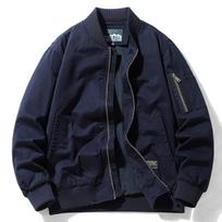 Plius dydžio pavasario ir rudens naujo piloto striukės darbo drabužiai amerikietiška laisvalaikio beisbolo uniforma retro Baggy paltas vyrams M