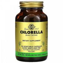 Solgar - Chlorella, (Broken Cell-Wall), 520 mg., 100 Veggie Caps