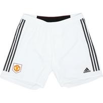 Adidas 2022-23 Manchester United Elastic Waist Side Stripe Logo Print Football Pants Unisex Bottoms White H13879 XL
